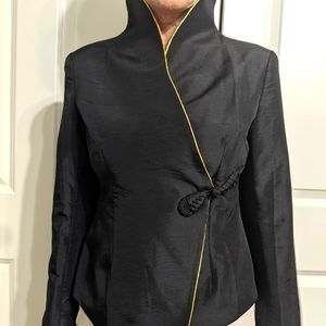 Side wrap blazer